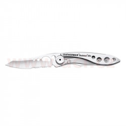 LEATHERMAN SKELETOOL KBx SILVER - zavírací nůž s otvírákem lahví, kombinovaná čepel LE 833176 LEATHERMAN
